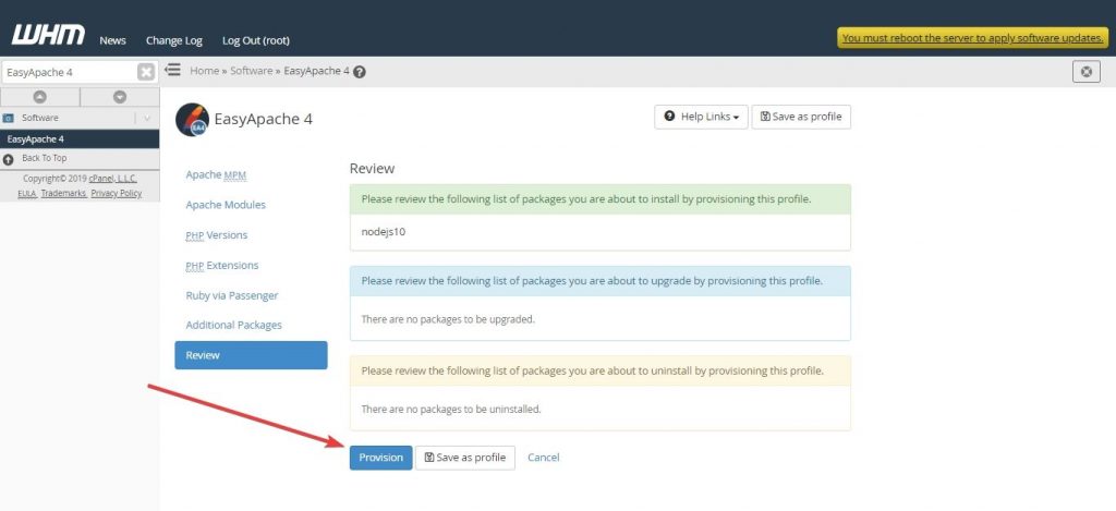 cpanel uzerinde node js nasil kurulur 4 1 1024x469 - cPanel/WHM Node.js Uygulaması Nasıl Kurulur