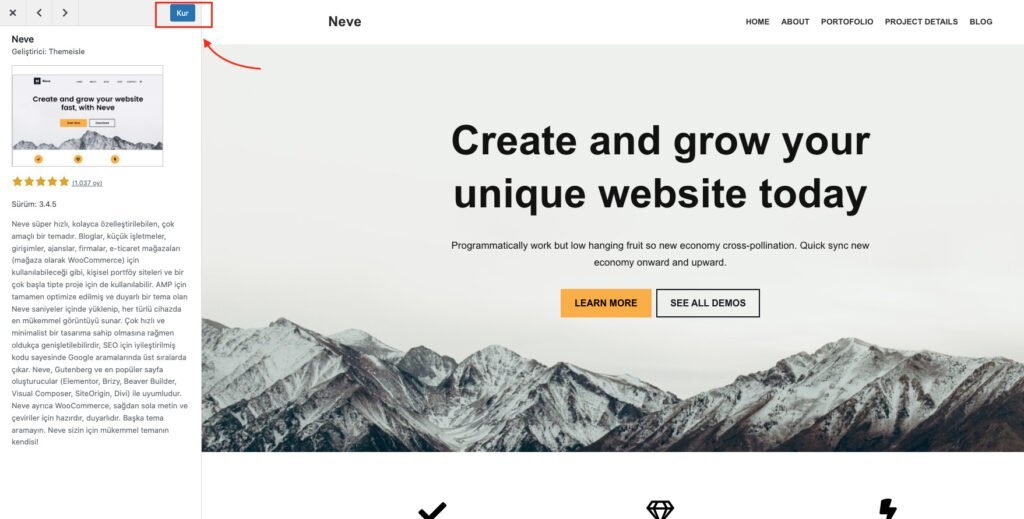 Ekran Resmi 2022 11 21 16.54.50 1024x519 - WordPress Site Kurma Rehberi - A'dan Z'ye Aşamaları ile &Uuml;cretsiz WordPress Site Nasıl Kurulur