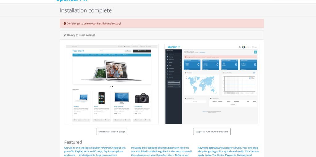 Ekran Resmi 2023 01 03 07.32.24 1 1024x510 - Opencart Site Kurma Rehberi - A'dan Z'ye Aşamaları ile &Uuml;cretsiz Opencart E-Ticaret Sitesi Nasıl Kurulur