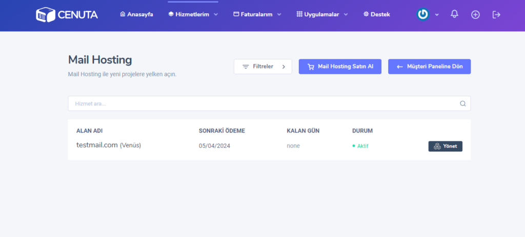 cenuta mail hosting 3 1024x463 - Sigorta Acentelerine Kurumsal E-Posta Zorunluluğu Getirildi - Sigorta Acenteleri İ&ccedil;in Kurumsal E-Posta Hizmeti Nasıl Alınır?